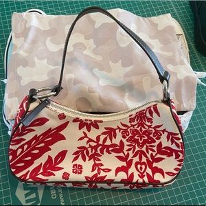 Banana Republic mini bag floral red and white